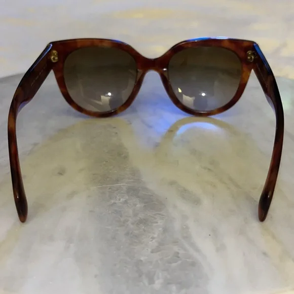 Prada Havana GUC Tortoise Shell Sunglasses w/Case #SPR17O 54/22 Made in Italy - Picture 13 of 16